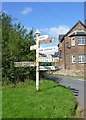 Old Direction Sign - Signpost by the B3190, Fair Cross, Old Cleeve Parish in TA23 0LX