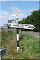 Old Direction Sign - Signpost by the B1165, Rangell Gate, Spalding in PE12 6RL