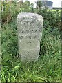 Old Milestone by the A475, Lampeter Road, Pont y Gorrig in SA44 4LL
