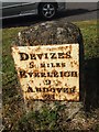 Old Milestone by the A342, Andover Road, Chirton Parish in SN10 3QN