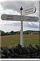 Old Direction Sign - Signpost in Broughton East parish in LA11 6JG