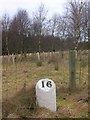 Old Milestone by the A98, Bauds Wood, Cullen parish in AB56 4DS