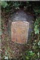 Old Milestone by the A548, north of The Old Vicarage, Llangernyw parish in LL22 8UE