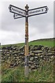 Old Direction Sign - Signpost by Horrace, Pennington parish in LA12 7SA
