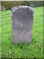Old Milestone by the B4310, Gwendraeth Road, Llanon parish in Tumble