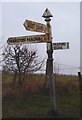 Direction Sign - Signpost on Little Marston Road in BA22 8BP