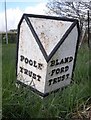 Old Boundary Marker by the A31, Poole Road, Sturminster Marshall parish in BH21 4AA