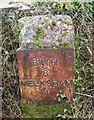 Old Milestone by the A365, Bath Road, Box parish in SN13 8JG