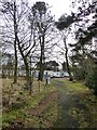 Back way into Barrasford Park Caravan Site in NE48 4BB