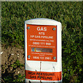 Gas pipeline marker in CB11 4UL
