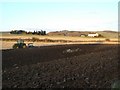 Tractor ploughing in KY14 6ES