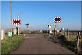 Level crossing, North Fen in CB6 2UQ