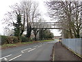 Footbridge over Cefn Road, Wrexham in LL13 9TT