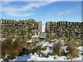 Stile through the wall on Black Hill  in LS29 9JX