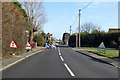 Road works, Thorpe Road, Kirby Cross in CO13 0NQ
