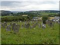 View from St Sannan's churchyard, Bedwellty in CF81 9AN