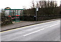Penybryn Terrace bus stop and shelter, Penybryn in Gelligaer Community