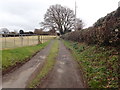 Farm track to Pen y Gelli Fawr in CH8 8QX