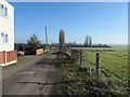 Track to the sewage works, Adwick le Street in DN6 7PX