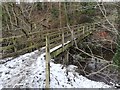 Footbridge over Newbrough Burn in NE47 5HF