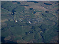 Sanquhar from the air in DG4 6LQ