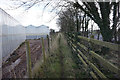 Path alongside the M55 in Medlar-with-Wesham