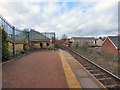 Looking west from the platform at Walkden Station in M28 3AE