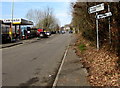 Direction and distance signs, Merthyr Vale in CF48 4RR