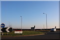 Roundabout on Limebrook Way, Maldon in CM9 6NE