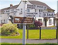 Direction Sign - Signpost on the B3168 in Hambridge in TA10 0AR