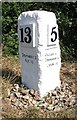 Old Milestone by the A10, north of Modney Bridge, Hilgay parish in PE38 0HW