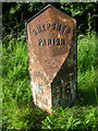 Old Milepost by the A512, shby Road West, Shepshed parish in LE12 9WS