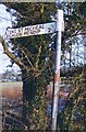 Old Direction Sign - Signpost by Long Cross Bottom, Doulting in BA4 4LA