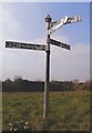 Old Direction Sign - Signpost by the B3141, The Causeway, Cote in TA9 3PH