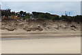 Crumbling sand cliffs at Newport in NR29 3NY