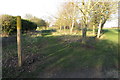 Footpath across the golf course towards Yarl's Wood in MK41 7GD