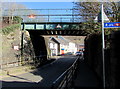 West side of Bridge Street railway bridge, Troedyrhiw in CF48 4JX