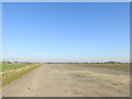The wide expanse of Shipdham Airfield old runway in IP25 7SD