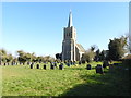 Southburgh church and graveyard in IP25 7TF