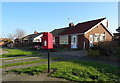 Elizabeth II postbox on Castle Road, Redcar in TS10 2ND