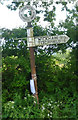 Old Direction Sign - Signpost by Frith Lane End, Shirrell Heath in PO17 5AY