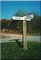 Direction Sign - Signpost in St Breward parish in PL30 4EB