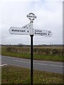 Old Direction Sign - Signpost by the B3075, Damsons Cross in BH20 7DW