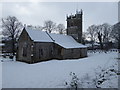 Martinstown Church - a winter view in DT2 9LD