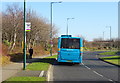 Bus stop on Greenstones Road, Redcar in TS10 2ND