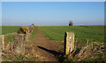 Bridleway towards Thorpe Lane in WF9 1NU