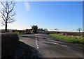 Oaks Road towards Great Glen at junction with Washbrook Lane in LE8 9AH