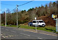 Yellow speed camera in Troedyrhiw in CF48 4HU