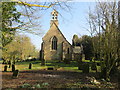 The Church of St Margaret with part of its burial ground  at Saleby in Beesby with Saleby