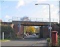 Railway bridge in Budds Lane, Romsey in SO51 0HP